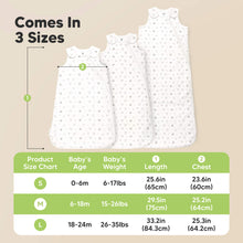 Load image into Gallery viewer, Comes in 3 sizes - Small (0-6months old, 6-17lbs weight, 25.6inches height), Medium (6-18months old, 15-26lbs weight, 30inches height), and Large (18-24month old, 26-35lbs weight, 35.5inches height)


