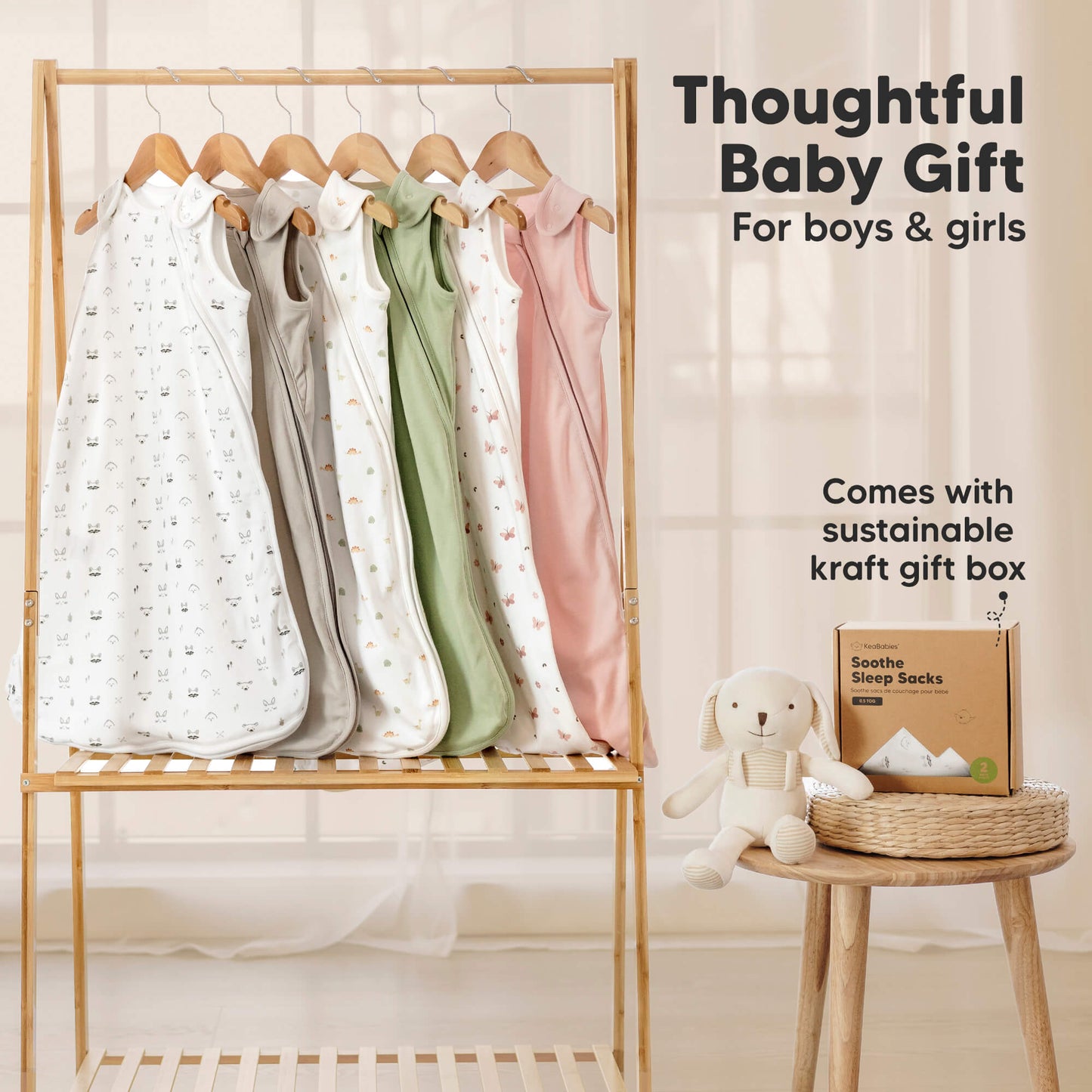  Thoughtful baby gift - for boys and girls (comes with sustainable kraft gift box)
 28559602909370
