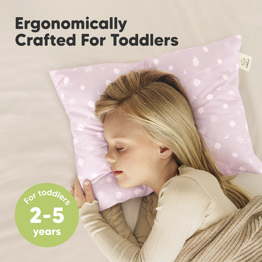 2-Pack Toddler Pillows Without Pillowcase (Daisy)