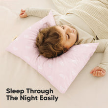 Load image into Gallery viewer, 2-Pack Toddler Pillows Without Pillowcase (Pastel Rainbow)
