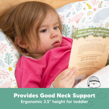 Load image into Gallery viewer, Jumbo Toddler Pillow with Pillowcase (Narwhal)
