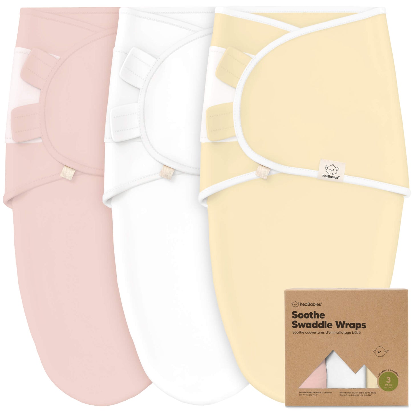 3-Pack Soothe Swaddle Wraps 25835695308986