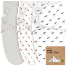 Load image into Gallery viewer, 3-Pack Soothe Swaddle Wraps
