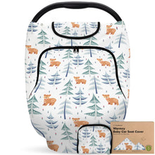 Load image into Gallery viewer, Warmzy Baby Car Seat Cover (Wintry)
