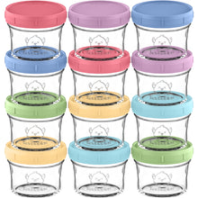Load image into Gallery viewer, Prep Jars Baby Food Storage Glass Containers
