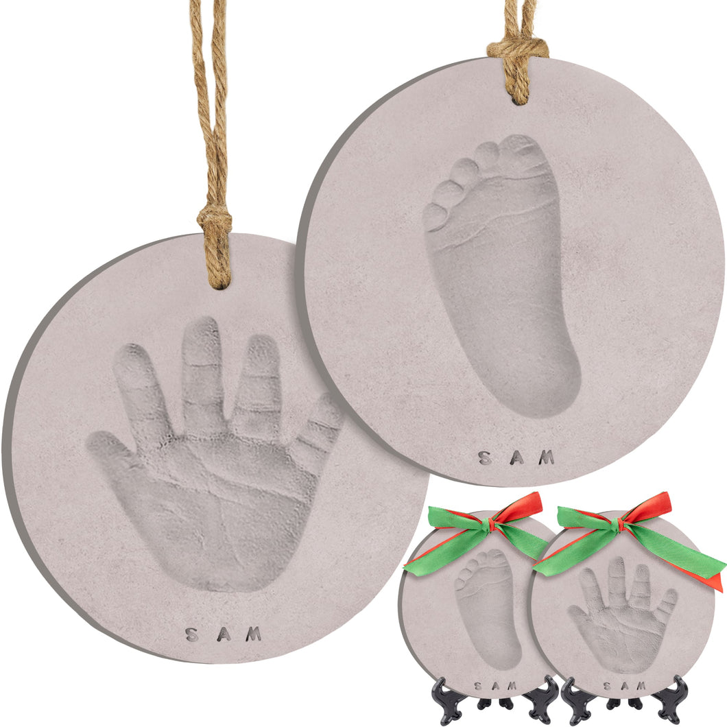 Baby Handprint Ornament Keepsake KeaBabies