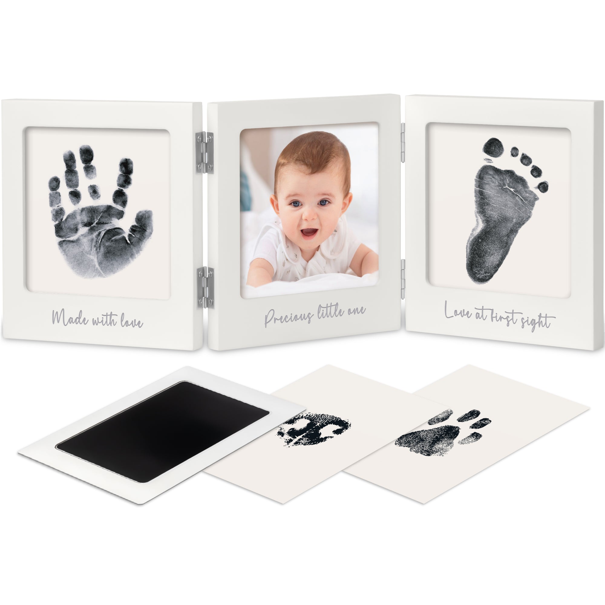 Clean Touch Ink Pad for Baby Handprints and Footprints – Inkless Infant  Hand & Foot Stamp – Safe for Babies, Doesn't Touch Skin – Perfect Family