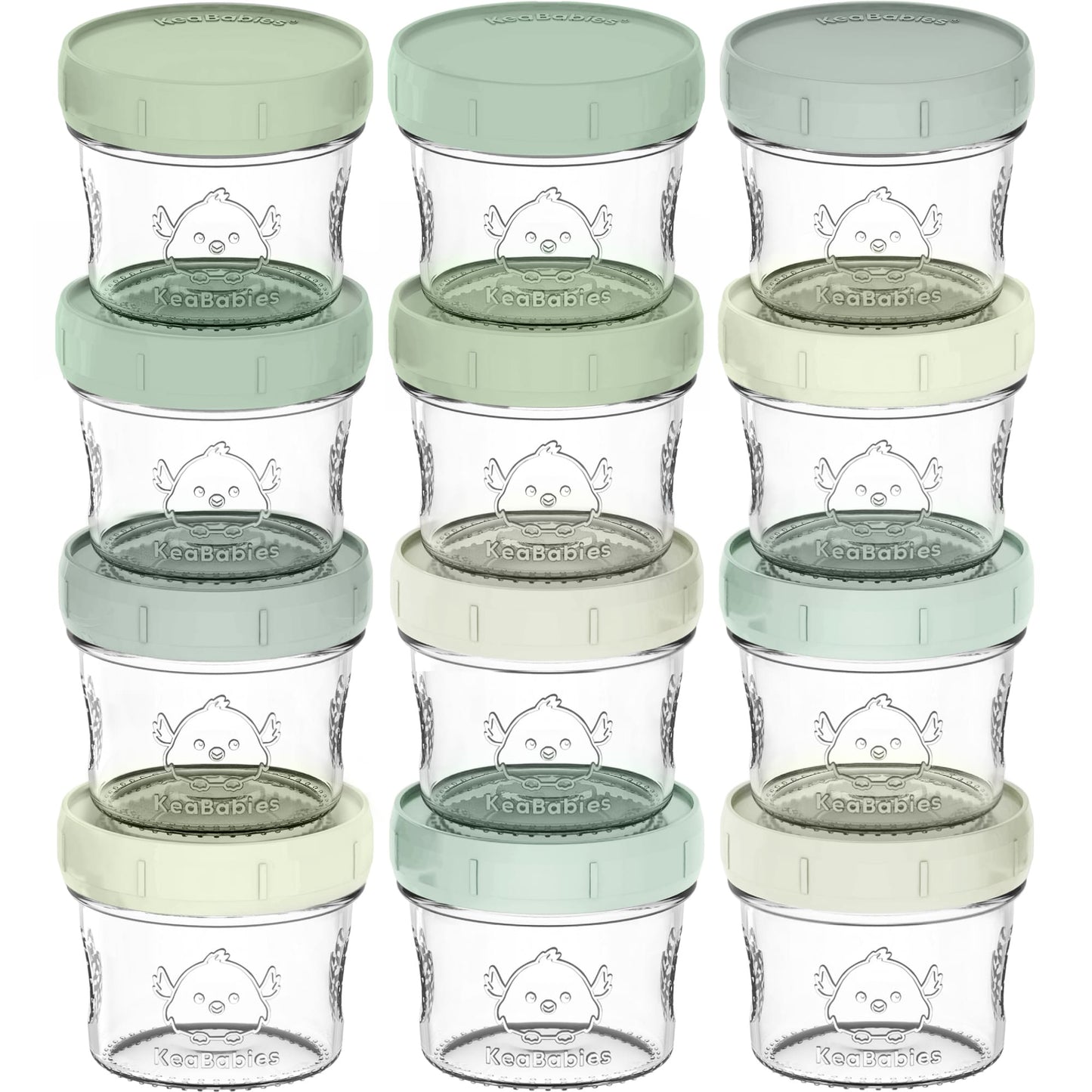 Prep Jars Baby Food Storage Glass Containers 25689476300986