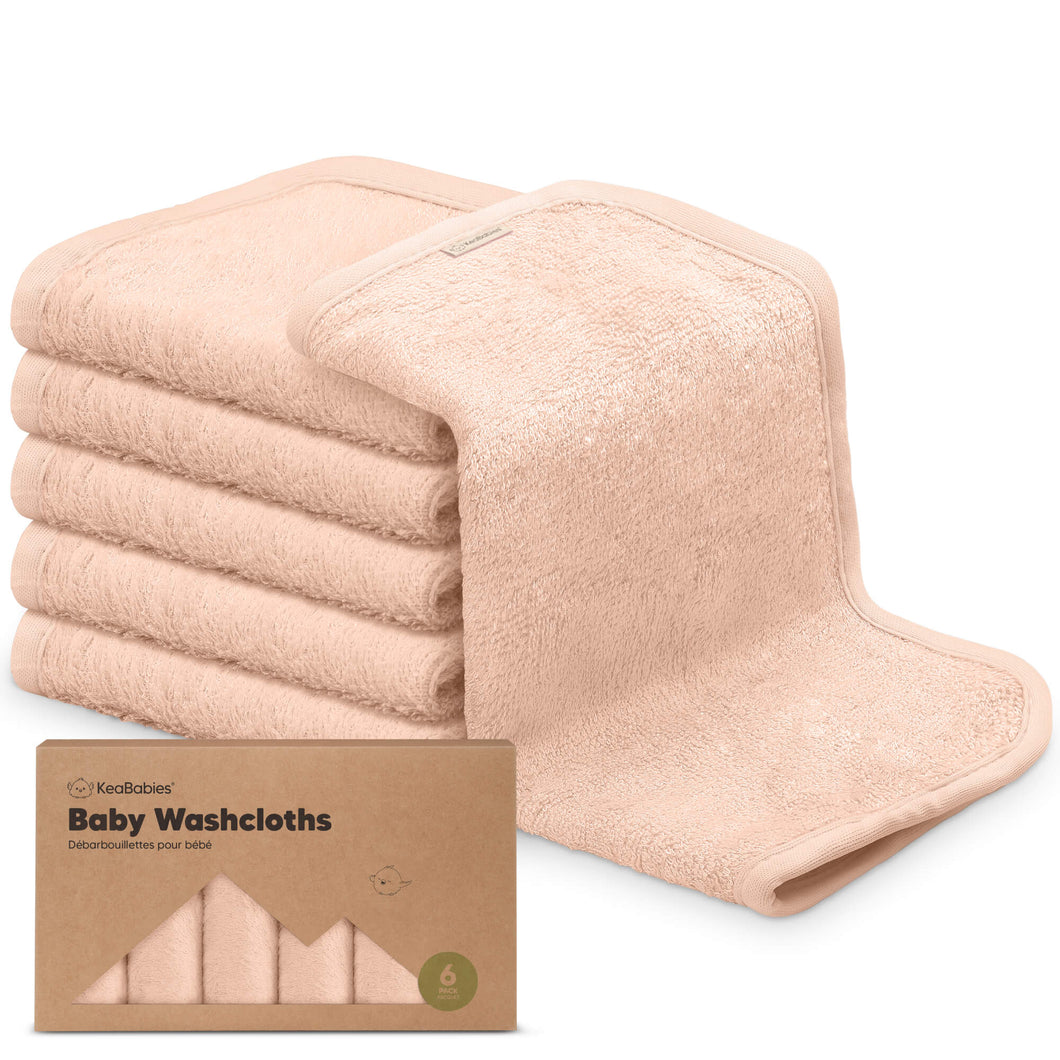 Deluxe Baby Washcloths (Peachy)