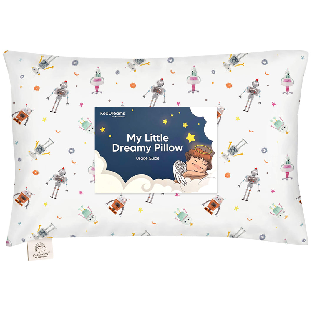 Toddler Pillow with Pillowcase (Robo Pals)