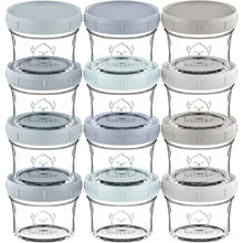 Load image into Gallery viewer, Prep Jars Baby Food Storage Glass Containers

