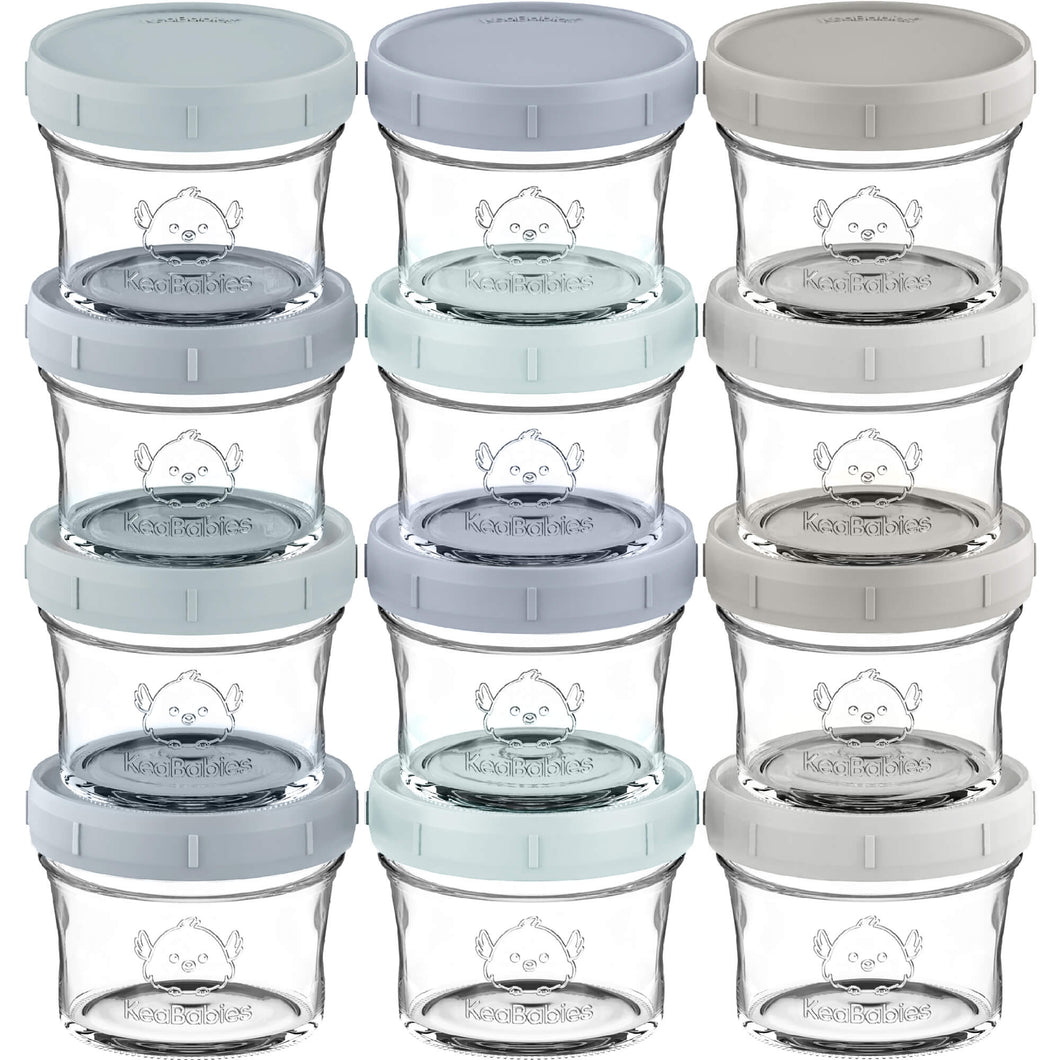 Prep Jars Baby Food Storage Glass Containers