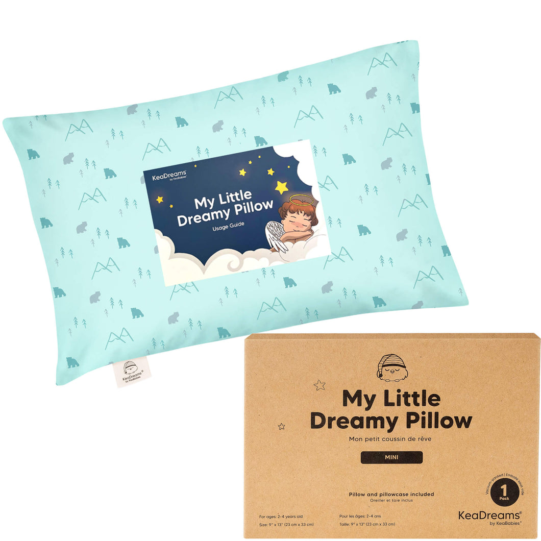 Mini Toddler Pillow With Pillowcase (Polar)