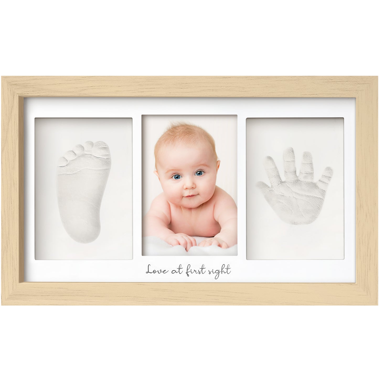 Baby Handprint & Footprint Keepsake Duo Frame 25764839129274