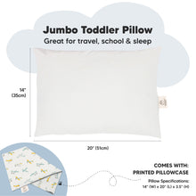 Load image into Gallery viewer, Jumbo Toddler Pillow with Pillowcase (Plane)
