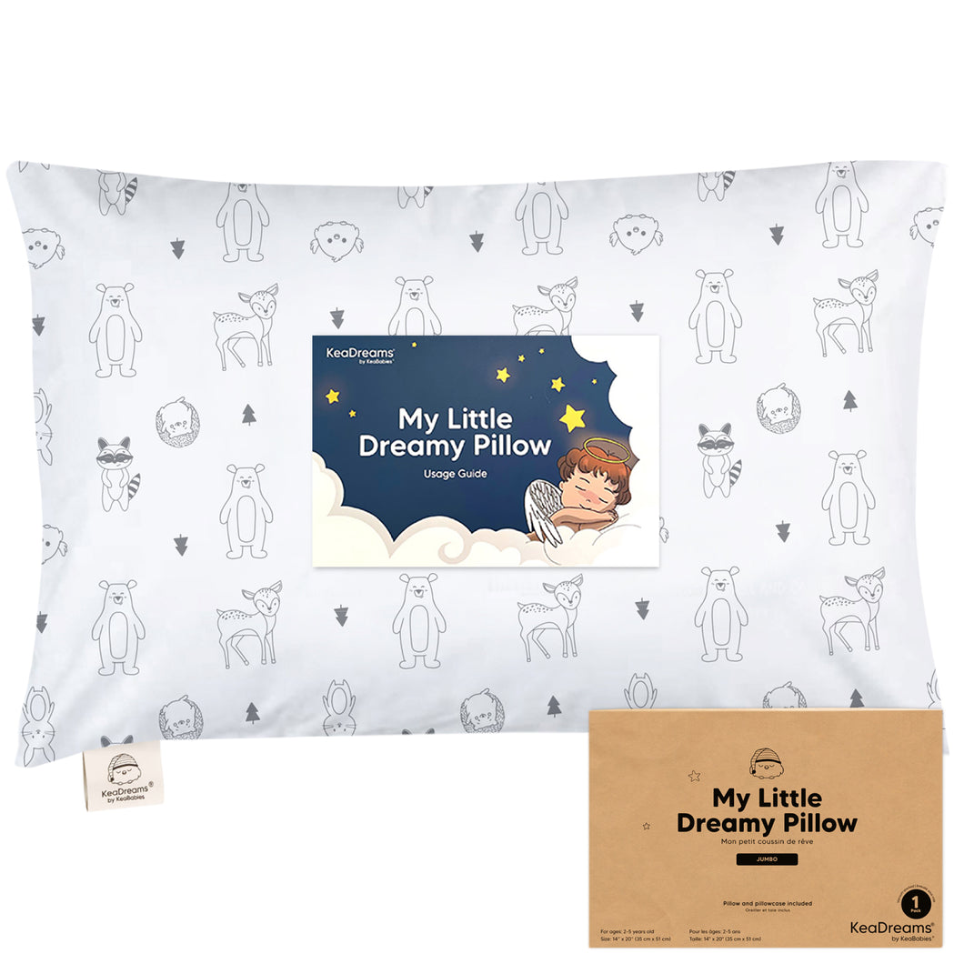 Jumbo Toddler Pillow with Pillowcase