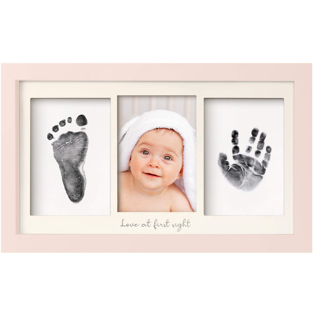 Duo Clean Touch Inkless Hand & Footprint Frame Kit (Petal Pink)