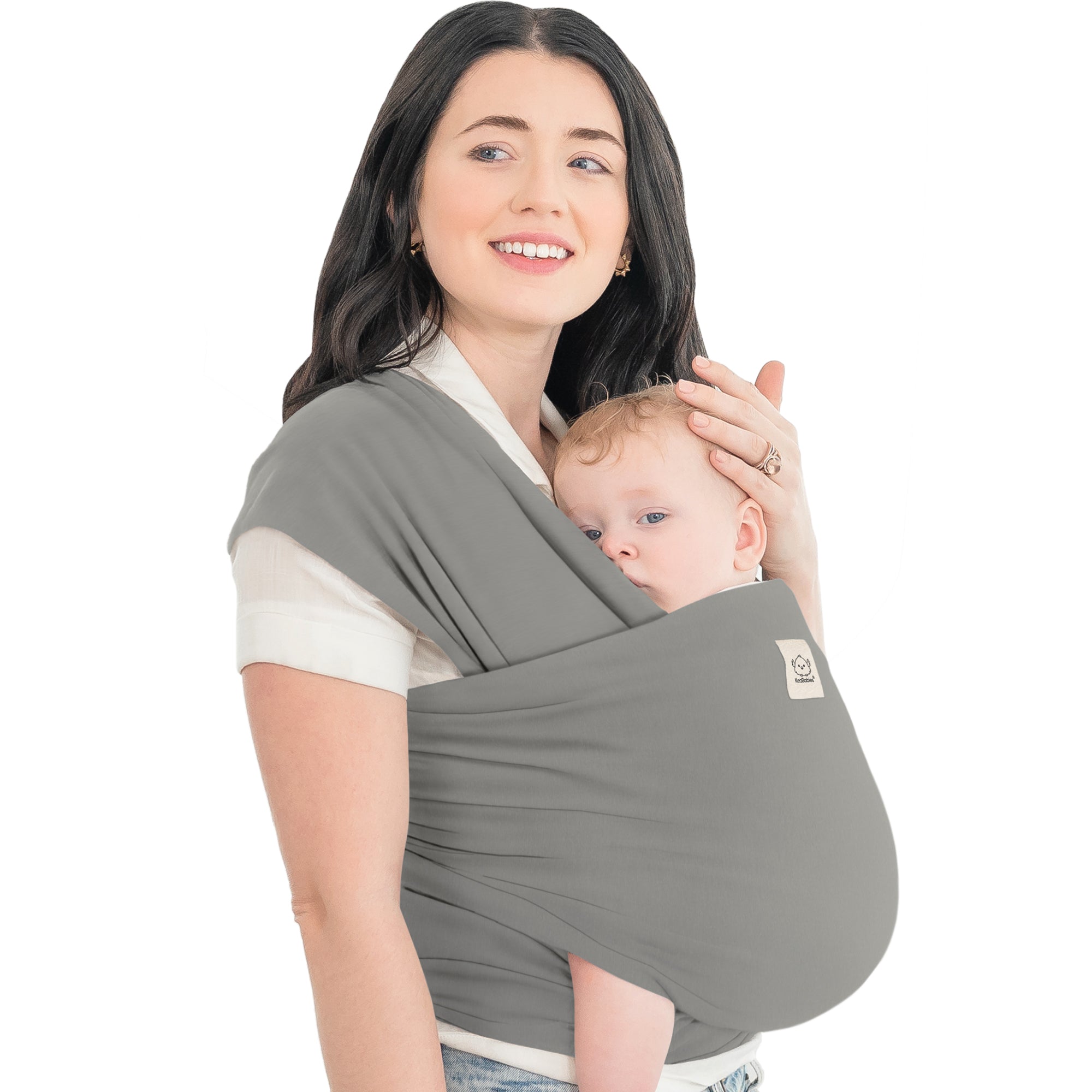 Baby Carrier Cover in Fleece - light grey