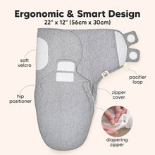 Load image into Gallery viewer, 3-Pack Soothe Zippy Swaddle Wrap (Cloud)
