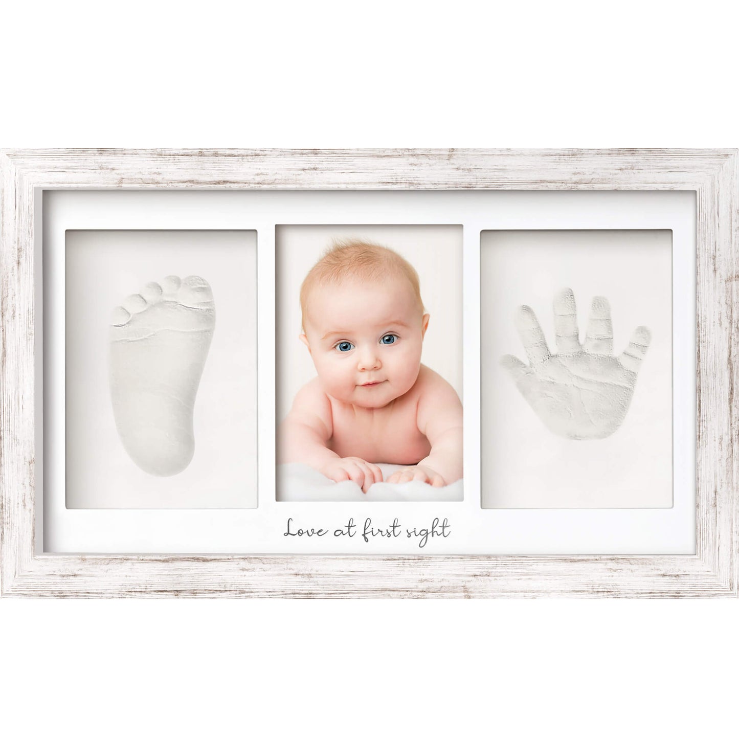 Baby Handprint & Footprint Keepsake Duo Frame 25861526421690