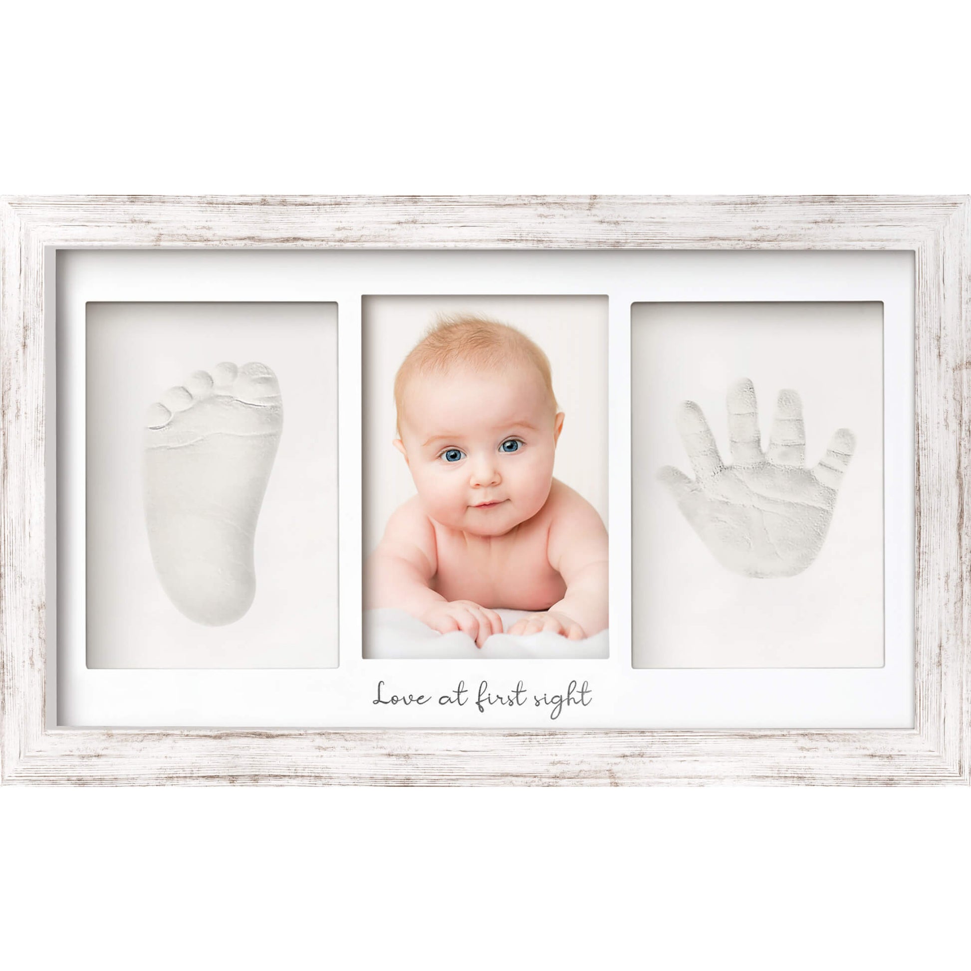 Baby Handprint & Footprint Keepsake Duo Frame 25861526421690