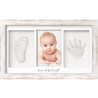 Baby Handprint & Footprint Keepsake Duo Frame 25861526421690