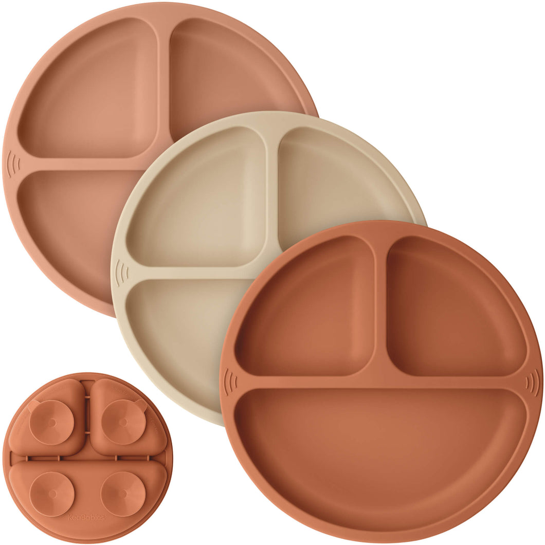 3-Pack Prep Silicone Suction Plates