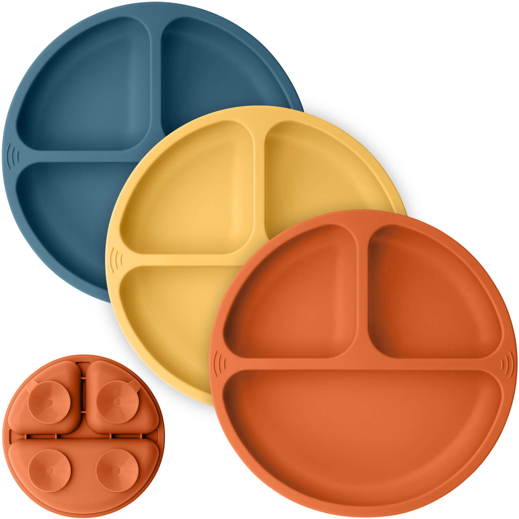 3-Pack Prep Silicone Suction Plates (Valiant)
