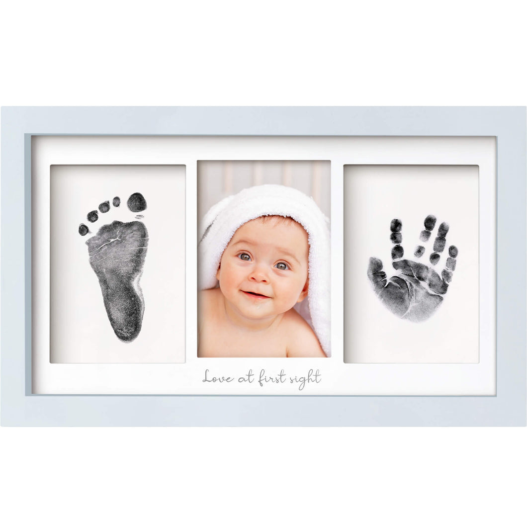 Duo Clean Touch Inkless Hand & Footprint Frame Kit (Mist Blue)