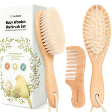 Load image into Gallery viewer, Baby Hair Brush and Comb Set
