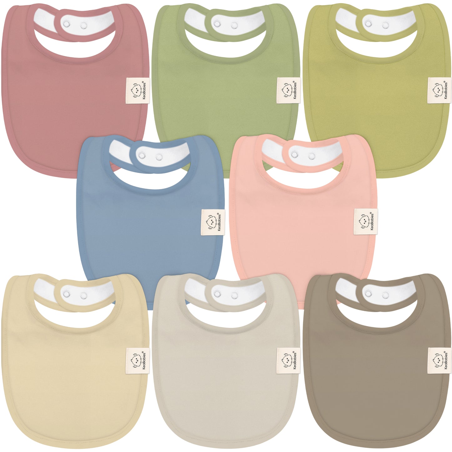 8-Pack Urban Drool Bibs 26153801023674