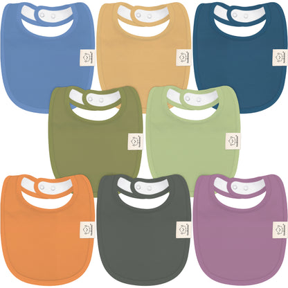 8-Pack Urban Drool Bibs 26153792340154