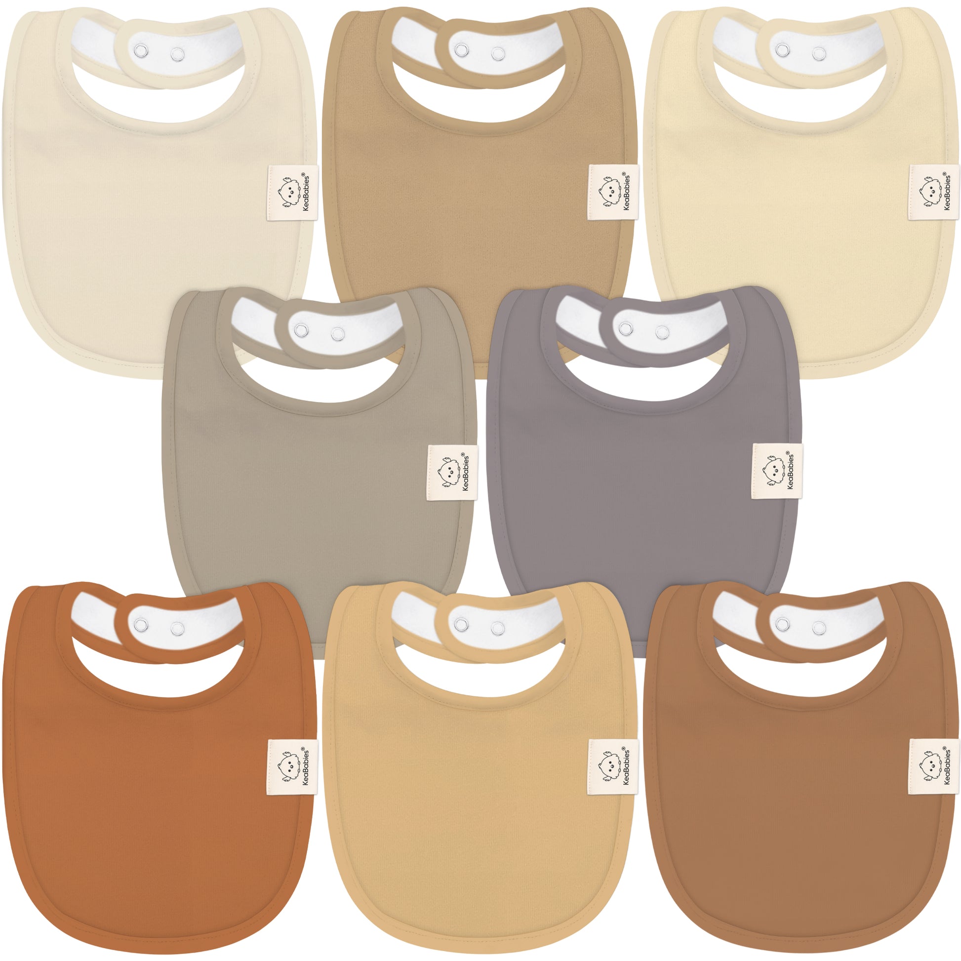 8-Pack Urban Drool Bibs 26153799352506