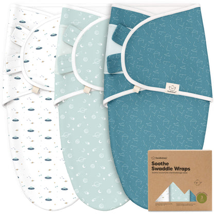 3-Pack Soothe Swaddle Wraps 25989391384762