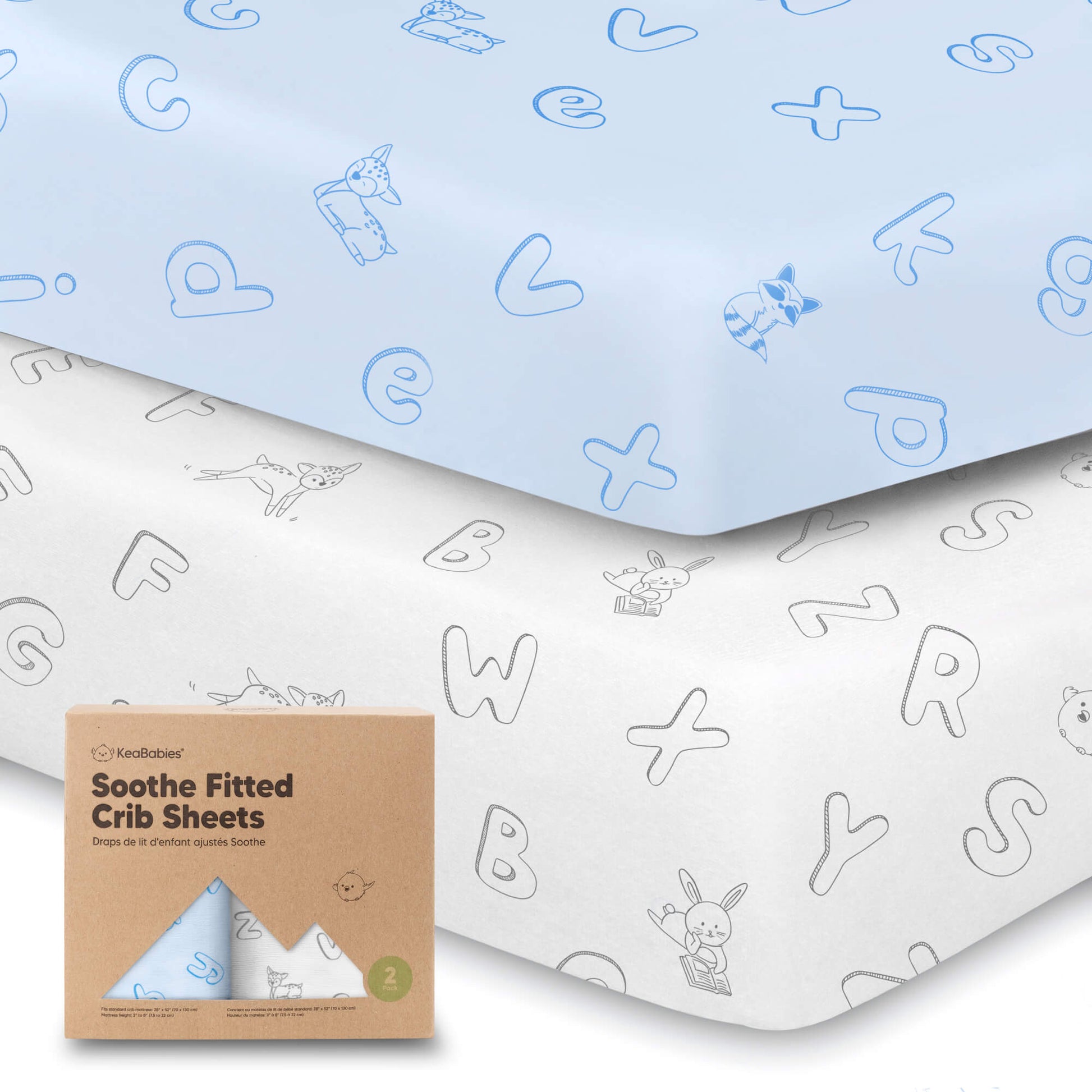 Soothe Fitted Crib Sheet 26007122247866