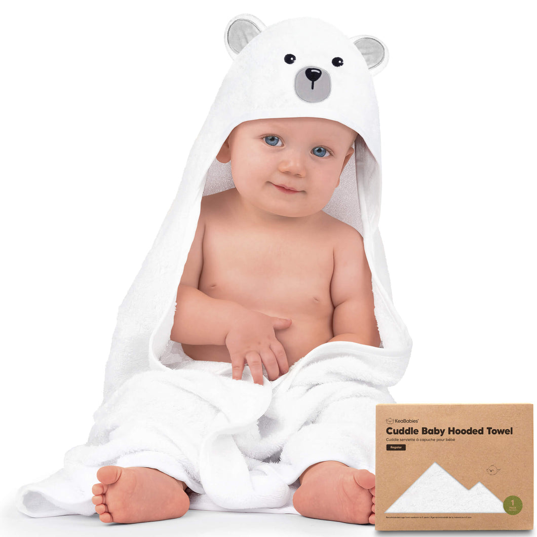 Cuddle Baby Hooded Towel (Polar)
