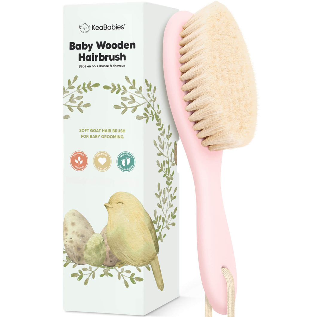 Baby Hair Brush (Blush, Oval)