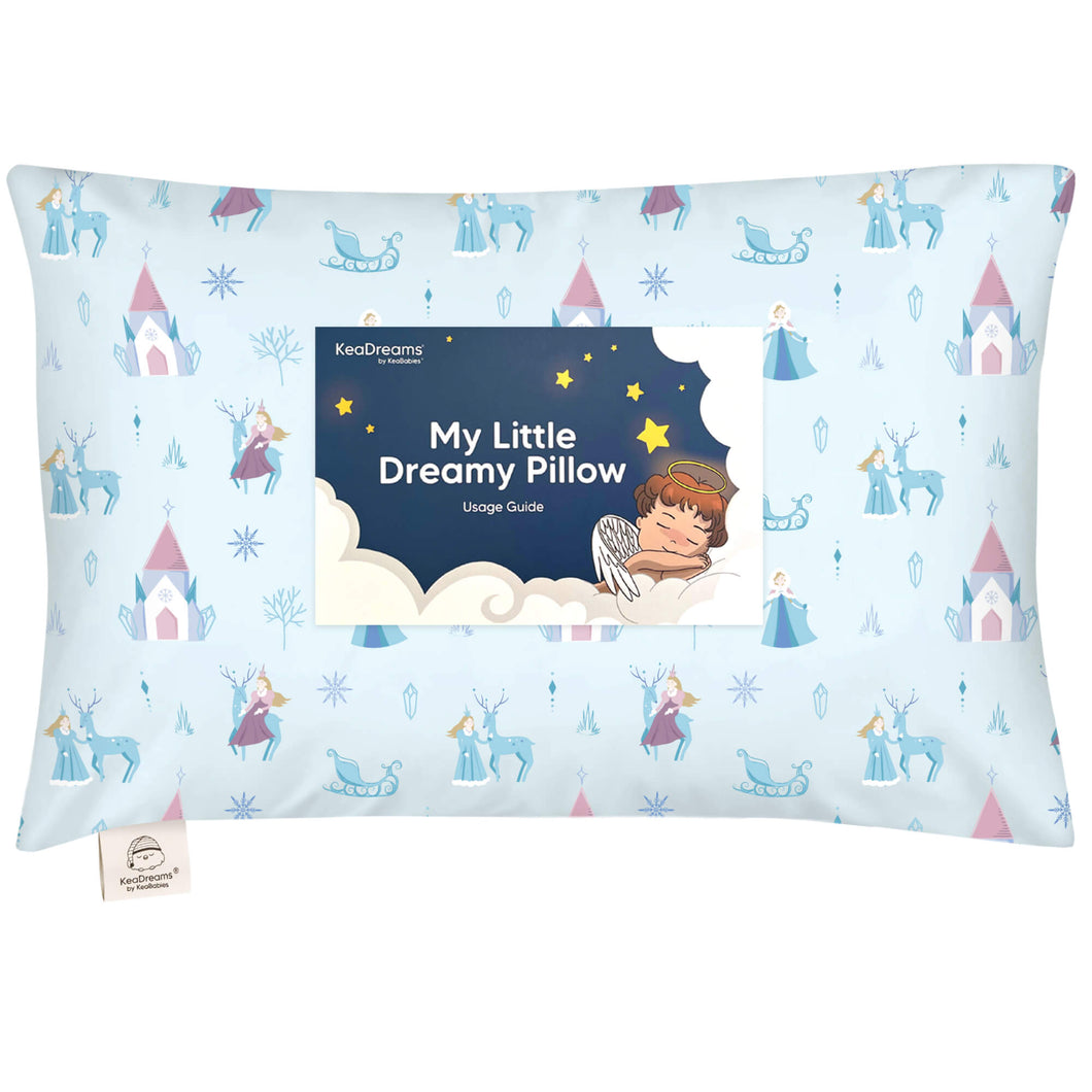 Toddler Pillow with Pillowcase (Enchanted Frost)