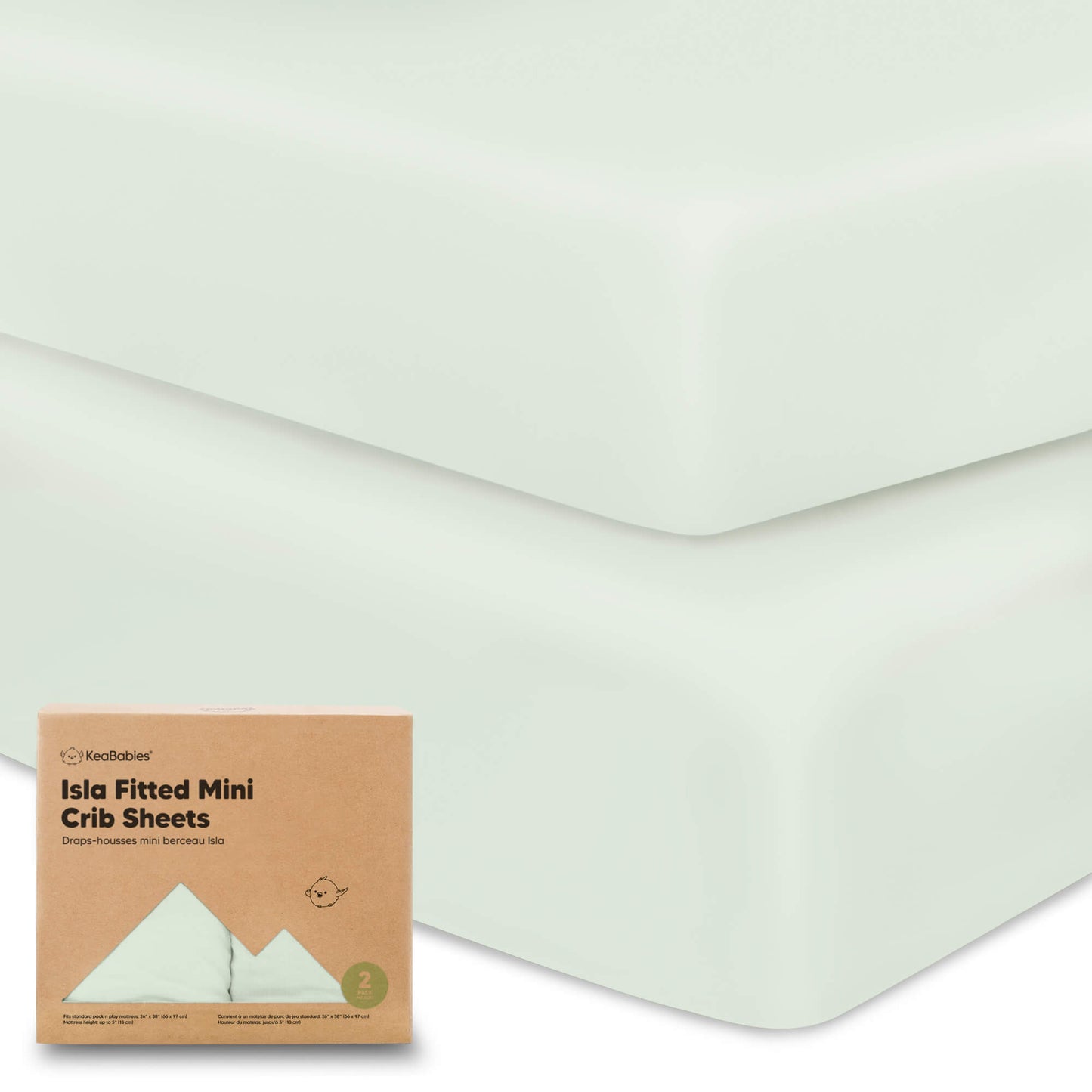 Isla Fitted Mini Crib Sheets 26044571156666
