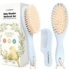 Load image into Gallery viewer, Baby Hair Brush and Comb Set (Frost)
