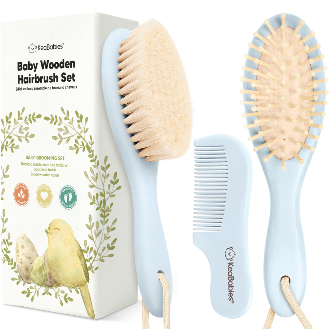 Baby Hair Brush and Comb Set (Frost)