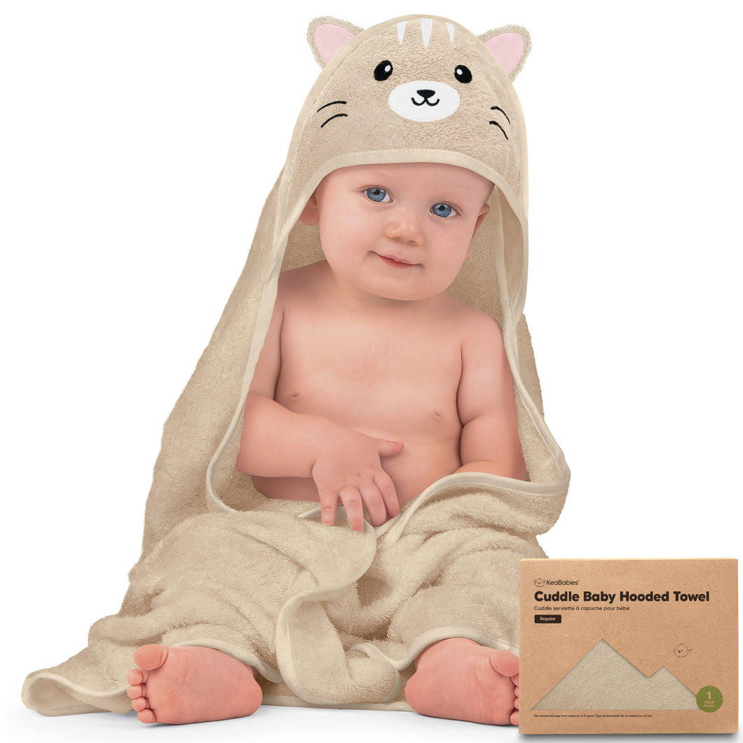 Cuddle Baby Hooded Towel (Cat)