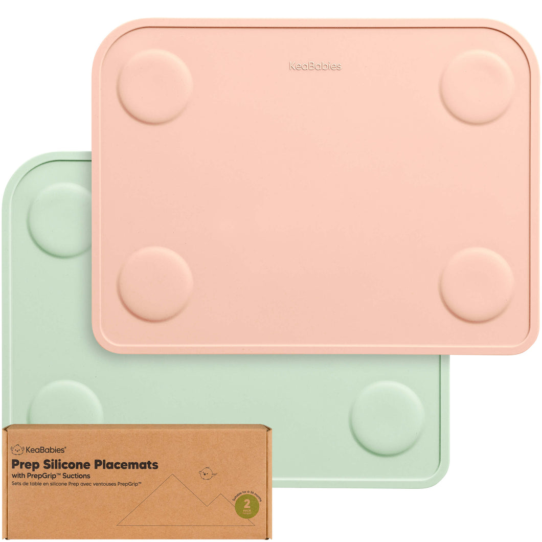 2-Pack Prep Silicone Placemats (Mellow)