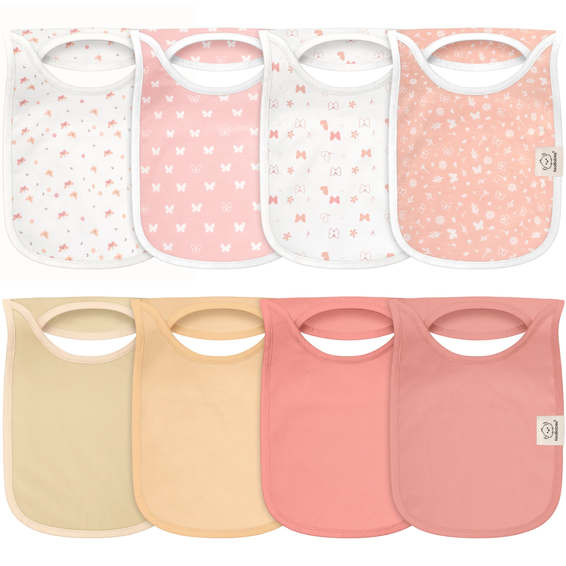 8-Pack Hallo Drool Bibs 26410783539386