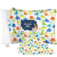 Load image into Gallery viewer, Printed Toddler Pillowcase 13X18&quot; (Happy Dino)
