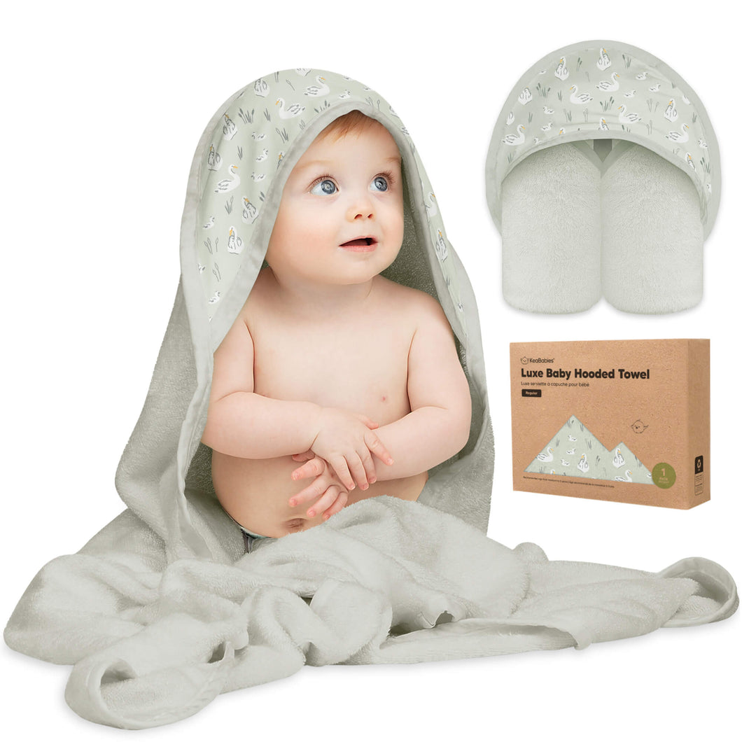 Luxe Baby Hooded Towel (Serenity)