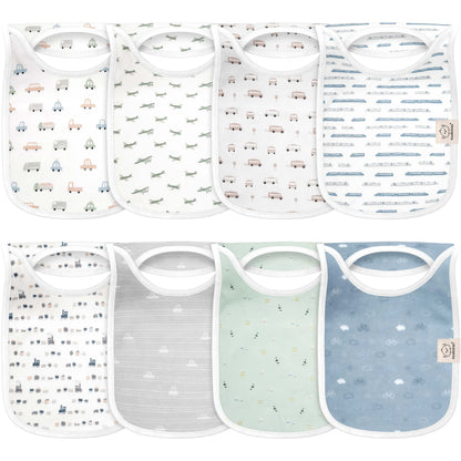 8-Pack Hallo Drool Bibs 26828750028986
