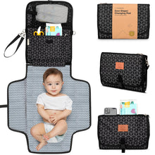 Load image into Gallery viewer, Ezee Diaper Changing Pad (Black Geo)
