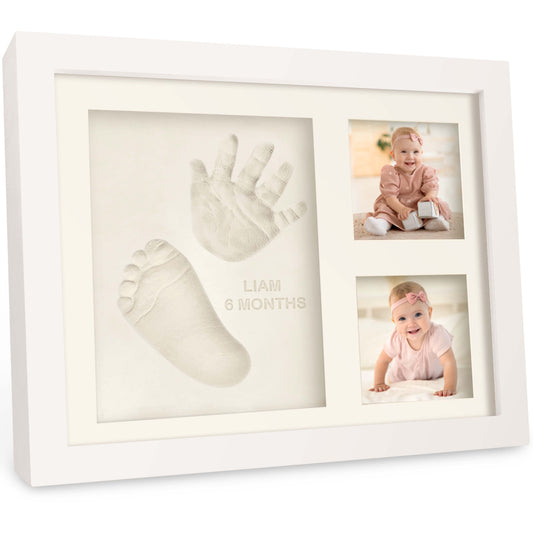 Baby Handprint & Footprint Keepsake Solo Frame