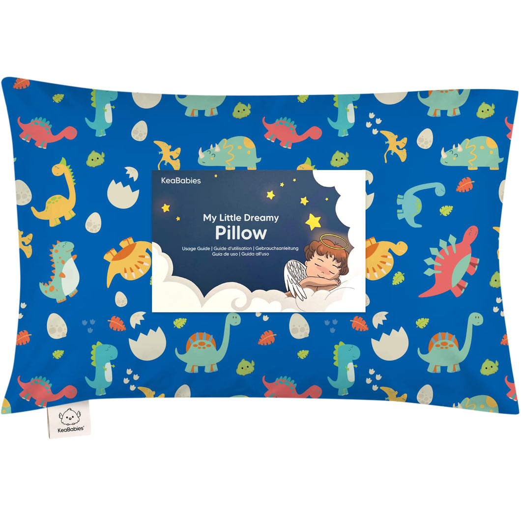 Toddler Pillow with Pillowcase (DinoWorld)